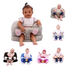 Assento Para Bebê Sofazinho De Apoio Sofá Sentar Almofada Cadeirinha Infantil Anti-Queda Pelúcia