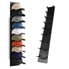 Suporte Organizador Bone Chapeu Closet Parede Porta Armario Entrada Expositor Gancho Adesivo Casa Sala Quarto