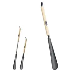 Calcador Sapato Extensivel Espatula Calcadeira Sapatenis Sneaker Tenis Portatil Idosos Pcd Gestante Cadeirante