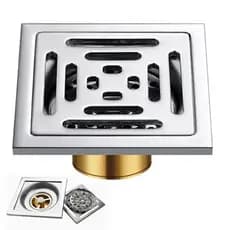 Ralo Inteligente 10X10 Anti Odor Insetos Aço Inox Banheiro
