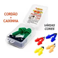 Protetor Auricular Plug 18dB com Caixinha Abafador Ruídos Tampão Ouvidos / Ca 11512