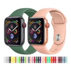 Pulseira Para Smartwatch Apple Watch e Iwo Silicone Ultra Macio 38/40/41mm 42/44/45/49mm