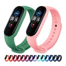 Pulseira Para Mi Band 5 e 6 Silicone Ultra Macio Novo Lacrado À Pronta Entrega