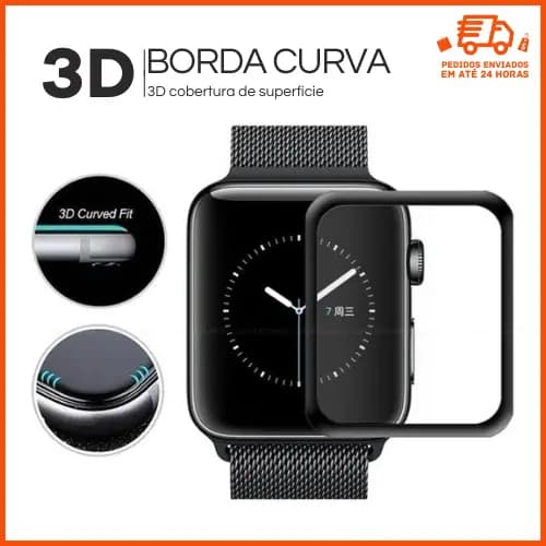 Película para Apple Watch Smartwatch Gel 3D Nano Curvada 38mm 40mm 41mm 42mm 44mm 45mm 49mm
