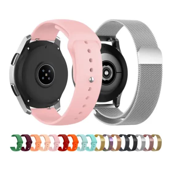 Pulseira 20mm Silicone Amazfit Gts 3/Bip S/Bip Lite/Gts/Gts 2/Gtr 42mm/2 Mini Relógio Smartwatch