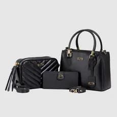 Kit Bolsas Feminina Transversal e de Ombro com Carteira Mini