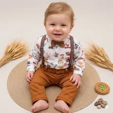 conjunto tematico aniversario menino bosque frio inverno longo calça