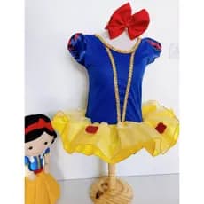 menina body fantasia bebe branca de neve
