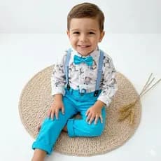 conjunto menino aniversario tematico astronauta bebe baby manga longa frio