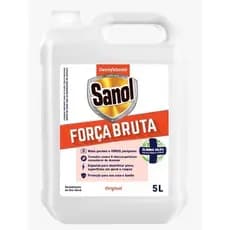 Desinfetante Bactericida 5l Força Bruta Lysoform Sanol Pesado Eficiente Contra Coronavírus