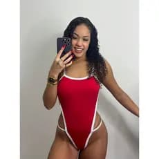 Body Maio cavado com regulagem forro completo bicolor Asa delta Maio Mel Maia FIO DENTAL CAVADO verão 2025 lançamento