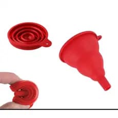Funil em Silicone Dobrável Retrátil Cozinha Clink