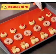Tapete Culinário em Silicone Antiaderente 40cm x 30cm Multifunções Clink