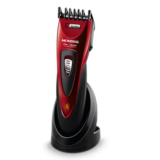 Máquina Cortar Cabelo Mondial CR-04 Acessórios Flex Clipper