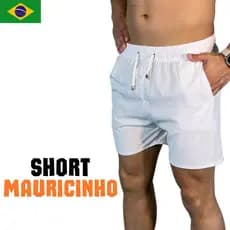 Short Academia Corrida Festa Lazer Academia Fitness Masculino Liso Tecido Premium