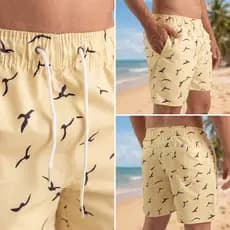 Short Tecido Grosso Mar Piscina Corrida Viagem Academia Básico Dia-a-Dia Tactel Premium Fitness