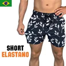 Bermuda Short ELASTANO Secagem Rápida Casual Verão Presente Fitness elastano Tecido Premium