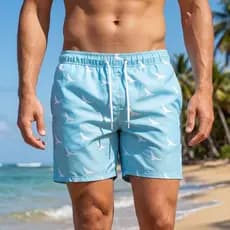 Shorts Masculino Tactel Praia Academia Secagem Rápida Mauricinho