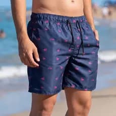 Shorts Masculino Tactel Mauricinho Praia Academia Secagem Rápida Bolso Elastico Verão