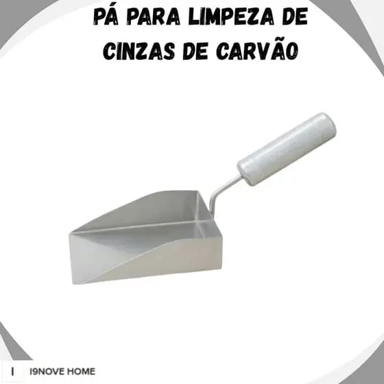 Pá Para Limpeza Churrasqueira Cinza Carvão Brasa Are