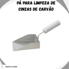 Pá Para Limpeza Churrasqueira Cinza Carvão Brasa Are