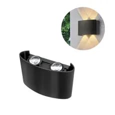 Arandela Lentille Double Sobrepor Led 4w Luz 3000k Bivolt