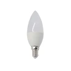 Lâmpada Led Vela Leitosa E14 Luz Quente 4w Bivolt