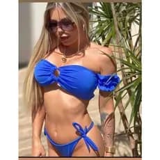 Biquíni ciganinha tendência blogueiras verão 2024
