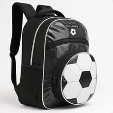Mochila Escolar Infantil Masculina Futebol Bola 3d Alça Acolchoada Volta as aulas