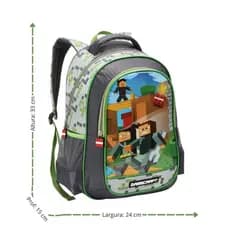 Mochila Infantil Gamecraft Escolar ideal para crianças até 5 anos