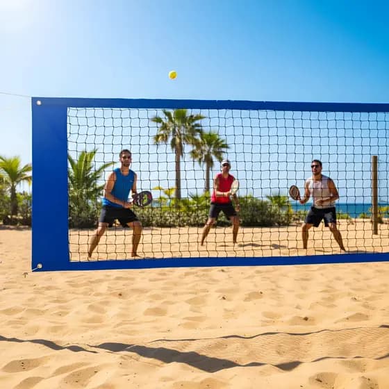 Rede MultiUso Multiesportiva Atende Beach Tennis, Futevôlei e Volei Alta Resistencia com Proteção UV