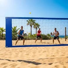Rede MultiUso Multiesportiva Atende Beach Tennis, Futevôlei e Volei Alta Resistencia com Proteção UV