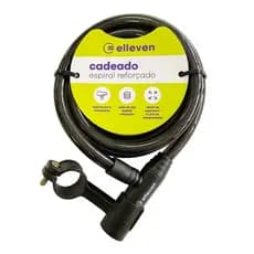 Cadeado Elleven Cabo Aço 1,5mt X 12mm P/ Bike Moto Chaves