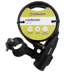Cadeado Bike Cabo de Aço Espiral Bicicleta Elleven 1m X 6mm