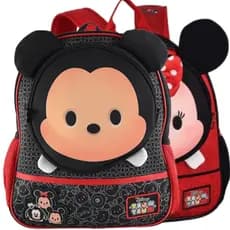 Mochila Infantil Escolar Costas com Orelhinhas 3D, Alças Acolchoadas, Criança, Leve Resistente,  Menino, Menina 9 Litros