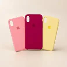 KIT 3 CAPA CAPINHA CASE PARA IPHONE XR A SILICONE INTERIOR AVELUDADA PROTEÇÃO