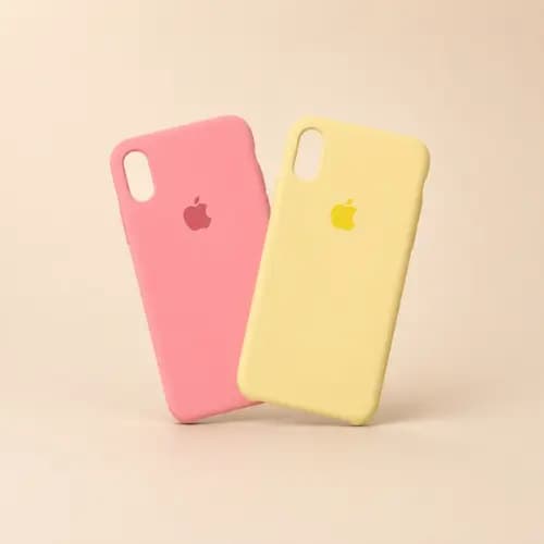 KIT 2 CAPA CAPINHA CASE PARA IPHONE XR SILICONE INTERIOR AVELUDADA PROTEÇÃO FEMININO