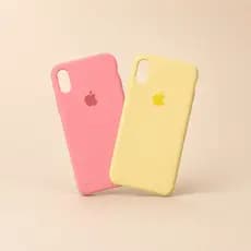 KIT 2 CAPA CAPINHA CASE PARA IPHONE XR SILICONE INTERIOR AVELUDADA PROTEÇÃO FEMININO