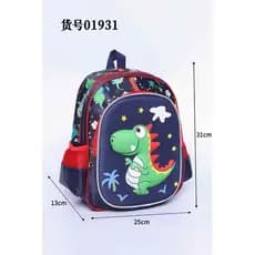 Mochila Escolar 3D Estampado Infantil Bolsa Menino leão bebê dragão astronauta elefante leão