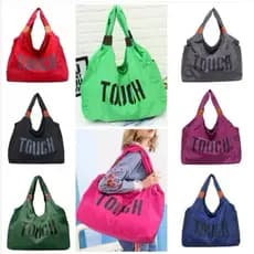 Bolsa Feminina Impermeável nylon ombro Passeio Grande promoção (TOUCH)