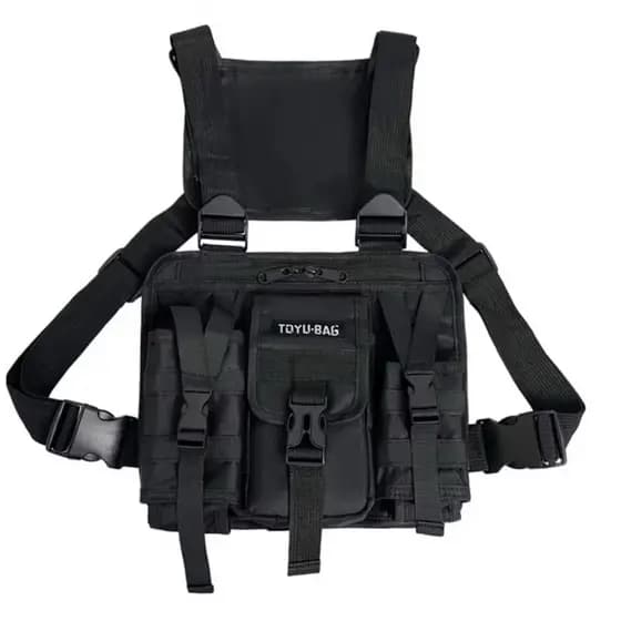 Bolsa De Peito Motoboy Masculina Unissex Estilo Colete Bag Peitoral 1958