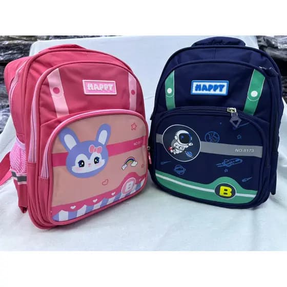 Mochila Infantil Escolar Menina e Menino De Animado 8173