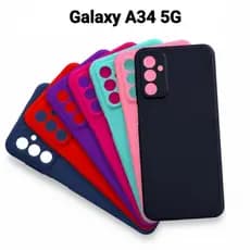 Capa capinha case silicone aveludada Samsung Galaxy A34 5G