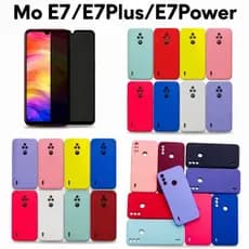 Kit Capinha + película Privacidade 3D Moto E7/E7 Plus/E7 Power