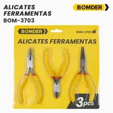 Kit 3 Alicates Corte Eletrônica Artesanato Bijuterias Bico BOMviNK