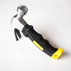 Martelo Mini 15,8cm 6'' Com Cabo Curto Emborrachado Martelinho Pequeno Antideslizante BomVink