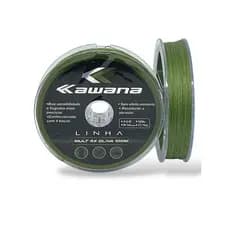 LINHA MULTIFILAMENTO VERDE OLIVA  4X C/100 METROS KAWANA VARIAS MEDIDAS