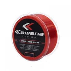 Linha Kawana K-MONO RED 300m COR VERMELHA VARIAS MEDIDAS