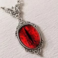 Nova marca Retro vermelho quartzo cristal colar banhado a prata moda jóias pingente colar w574