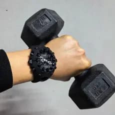 G GA-V01-9A Acessórios de Fitness colecionáveis palha de resina preta GA-V01
